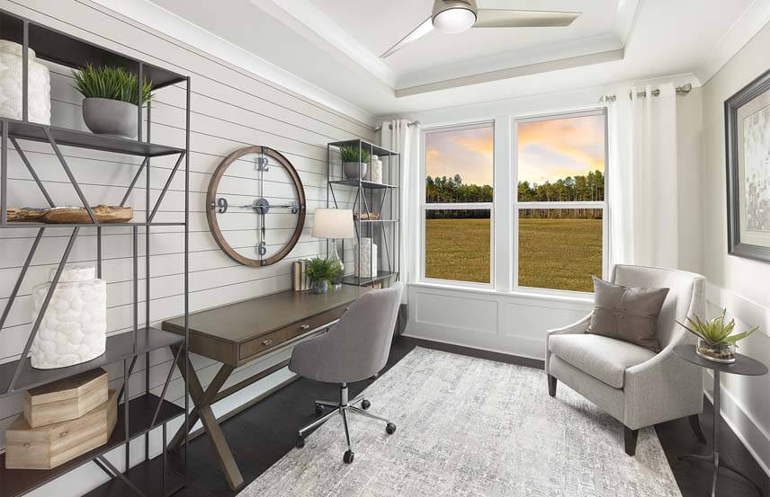 Del Webb Prestige home plan flex study