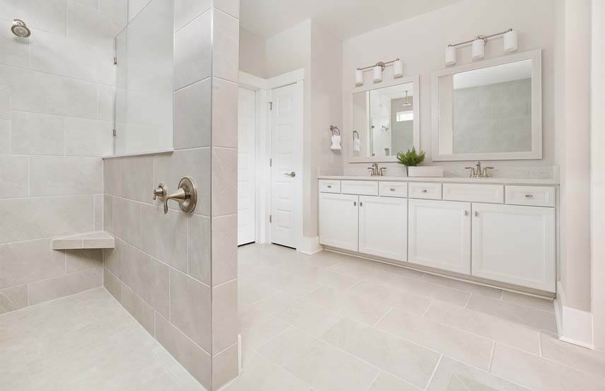 Del Webb Prestige home plan owner's bathroom