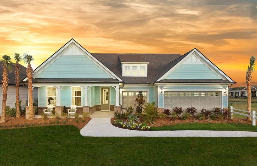 Del Webb Renown home plan actual exterior image LC202