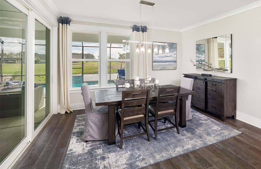 Del Webb Renown home plan dining