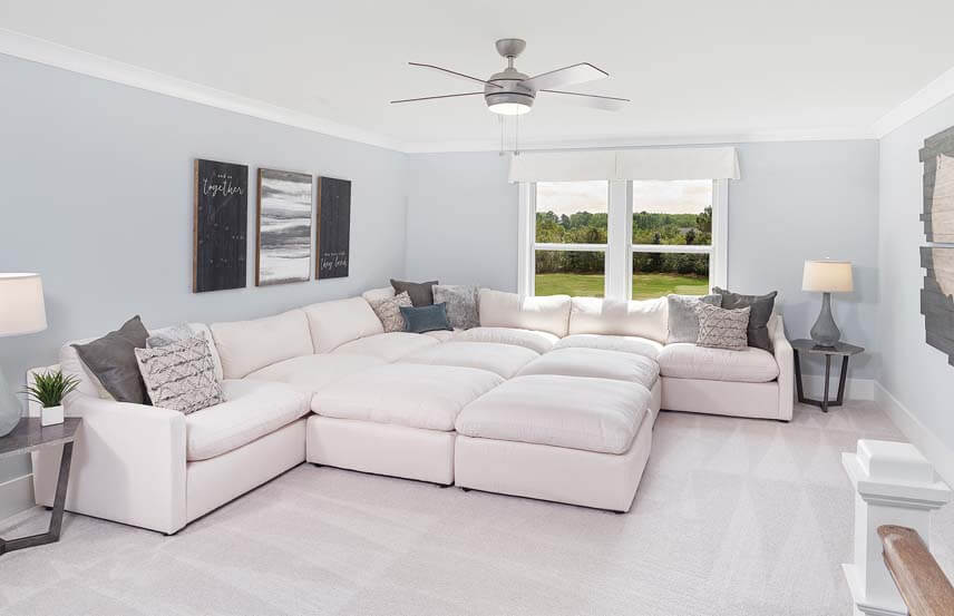 Del Webb Renown home plan upstairs loft