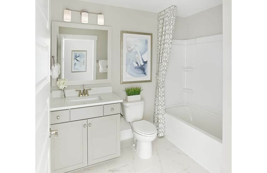 Del Webb Renown home plan guest bathroom 2
