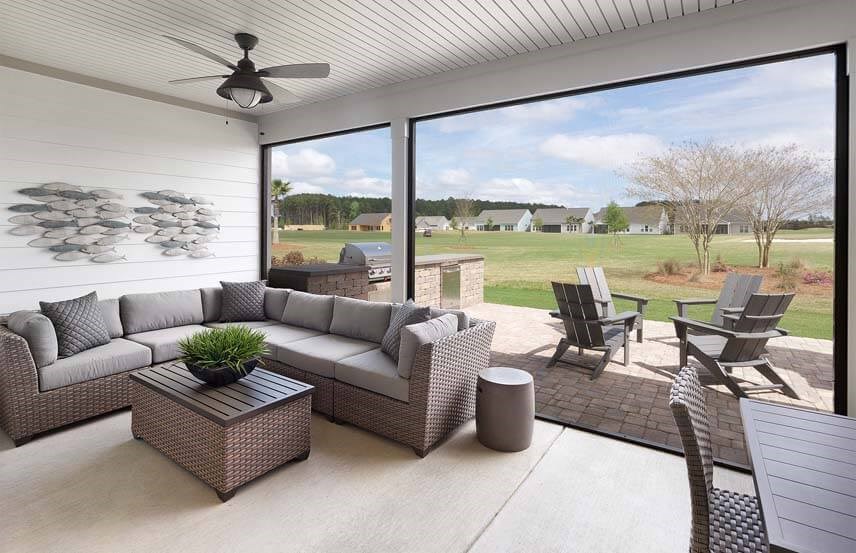 Del Webb Stardom home plan screen porch