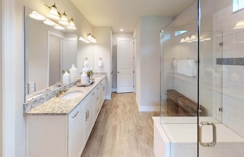 Del Webb Stellar home plan owner's bathroom