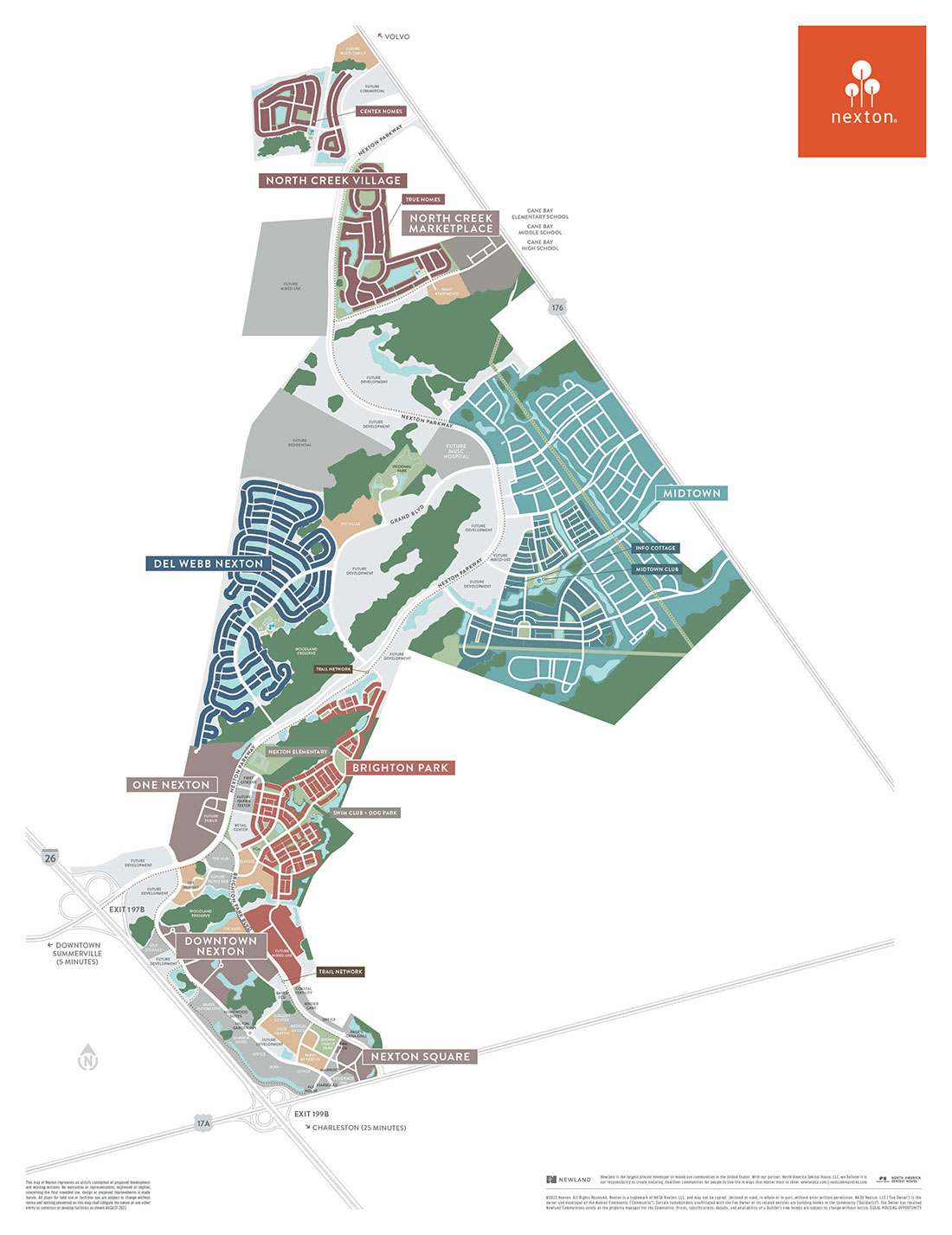 Nexton Community Map