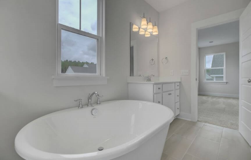 Saussy Burbank Beacon spec home plan lot 899 owner's suite soaking tub