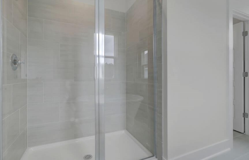 Saussy Burbank Beacon spec home plan lot 899 owner's suite bathroom shower