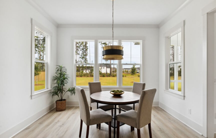 Homes By Dickerson Azalea home plan Breakfast Nook