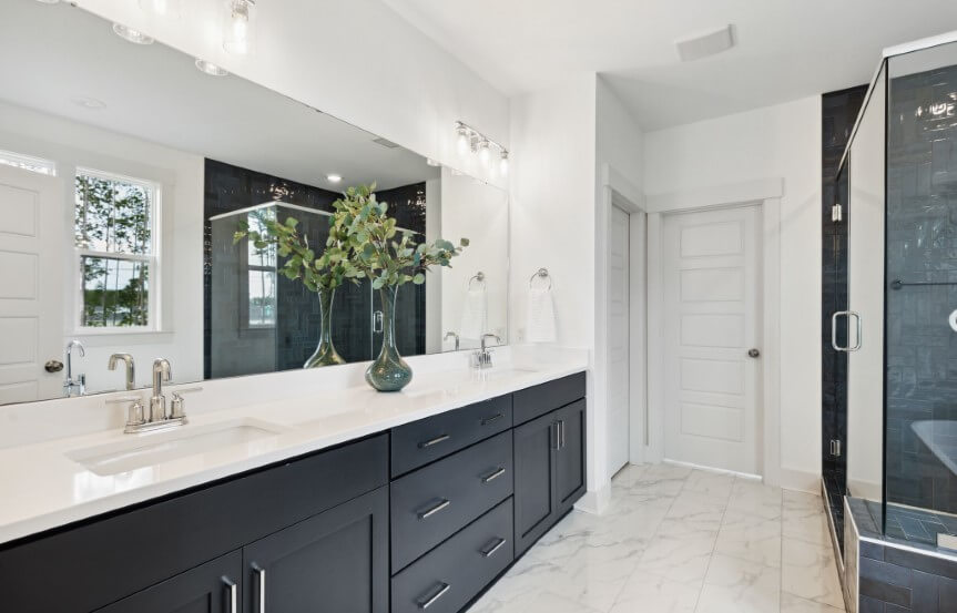 Homes By Dickerson Azalea home plan Owner's Suite Bathroom