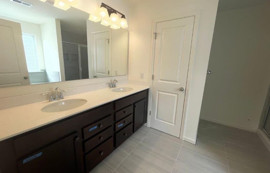True Homes Kipling spec home plan lot 556 owner's suite bathroom