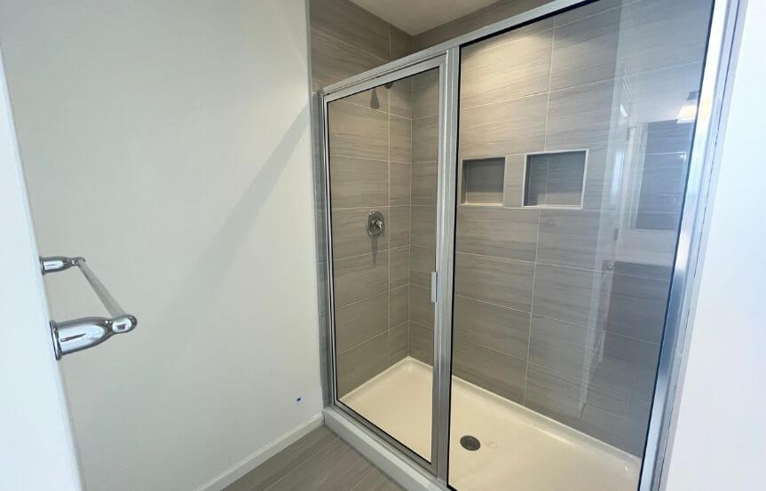True Homes Kipling spec home plan lot 556 owner's suite bathroom shower