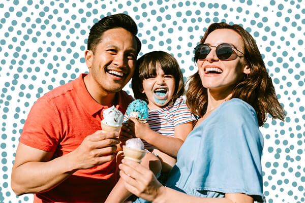 Family fun in North Creek Village, Nexton