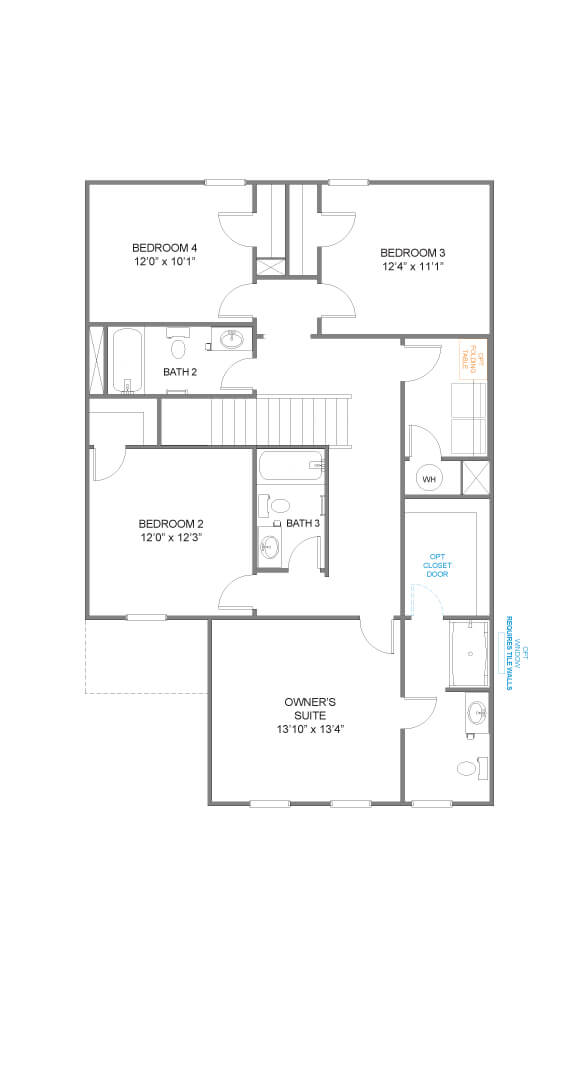 True Homes Shepherd 2040 opt second floor