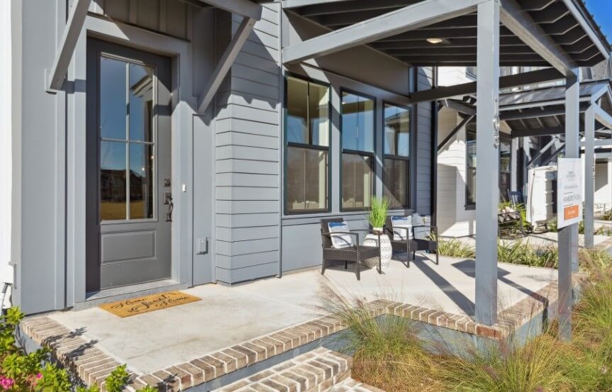 Homes By Dickerson Bellflower spec townhome 9124 Front Porch