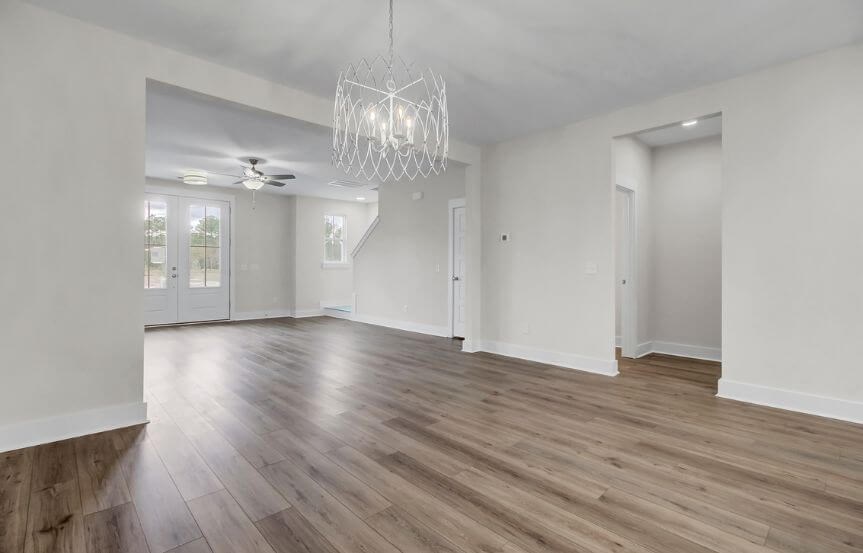 Saussy Burbank Madison townhome spec lot 146 Dining room
