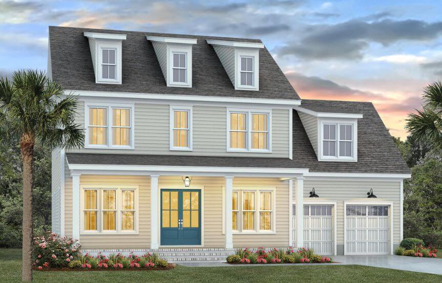 Homes By Dickerson Azalea H Elevation - Nexton