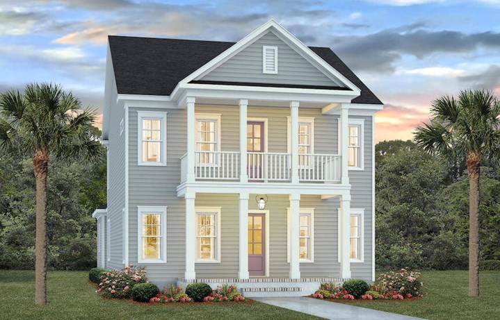 Homes By Dickerson Barclay with Balcony Rendering