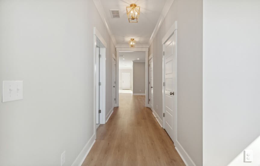 Homes By Dickerson Sea Holly townhome spec lot 9130 Entry hallway