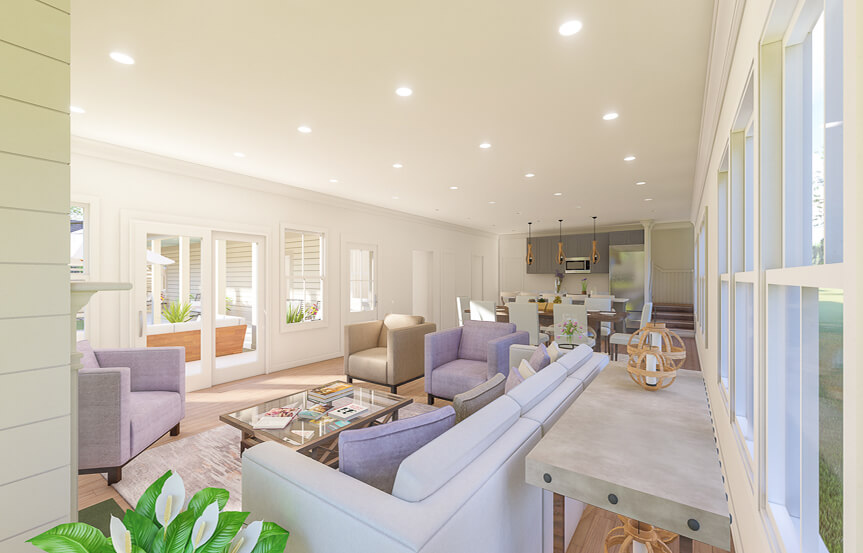 New Leaf Atria II Interior living area