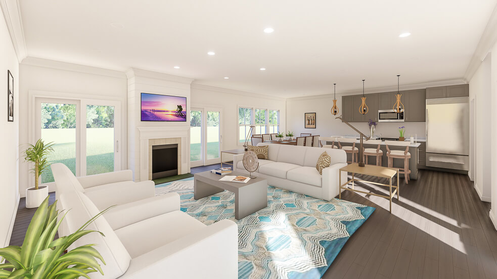 New Leaf Terrace home plan Interior living area