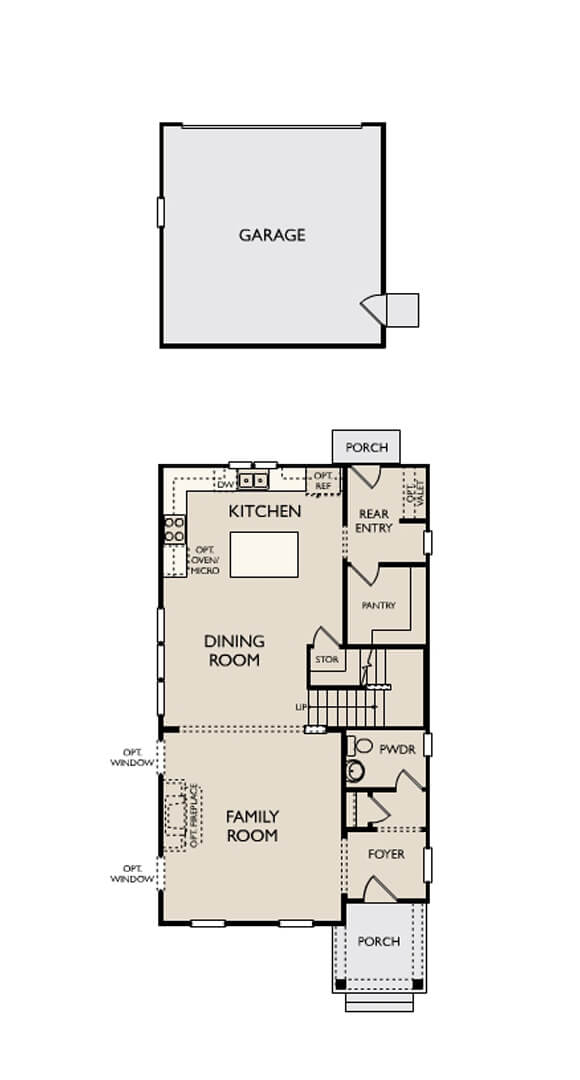 Ashton Woods Givhans Floorplan - First Floor