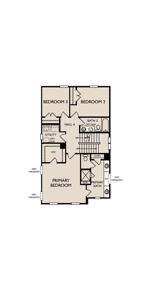 Ashton Woods Givhans Floorplan - Second Floor