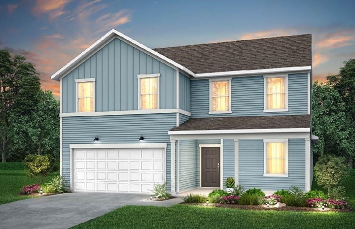 Centex Starling home plan TD106 exterior rendering