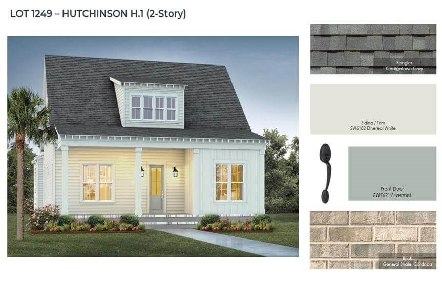 Homes By Dickerson Hutchinson 2 spec home lot 1249 Exterior selections