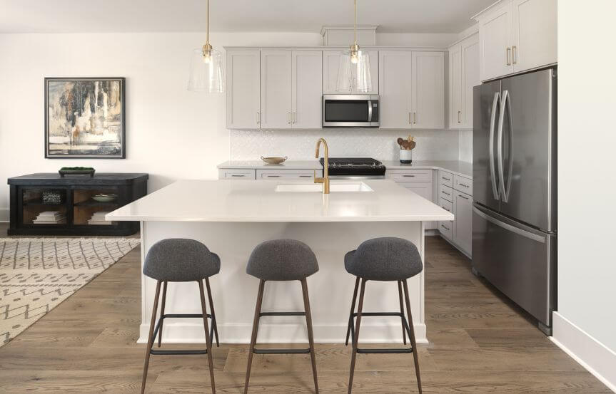 Ashton Woods Nexton Hammock Walk Palmetto Kitchen island