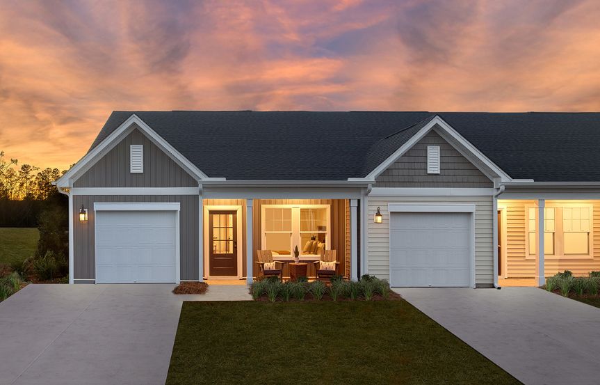 Ashton Woods Nexton Hammock Walk Palmetto Model Home Exterior Twighlight