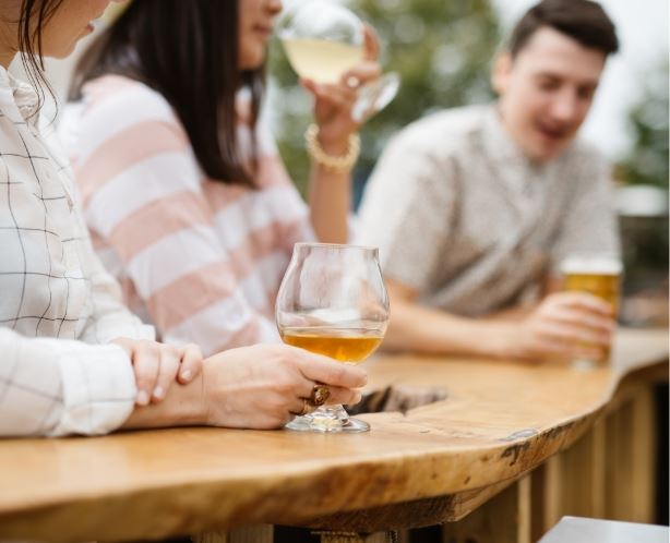 Residents at a Restaurant in Nexton Community Summerville South Carolina