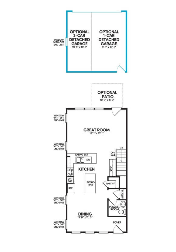 Sage Brookfield Floor 1 front Kitchen_Brookfield Residential