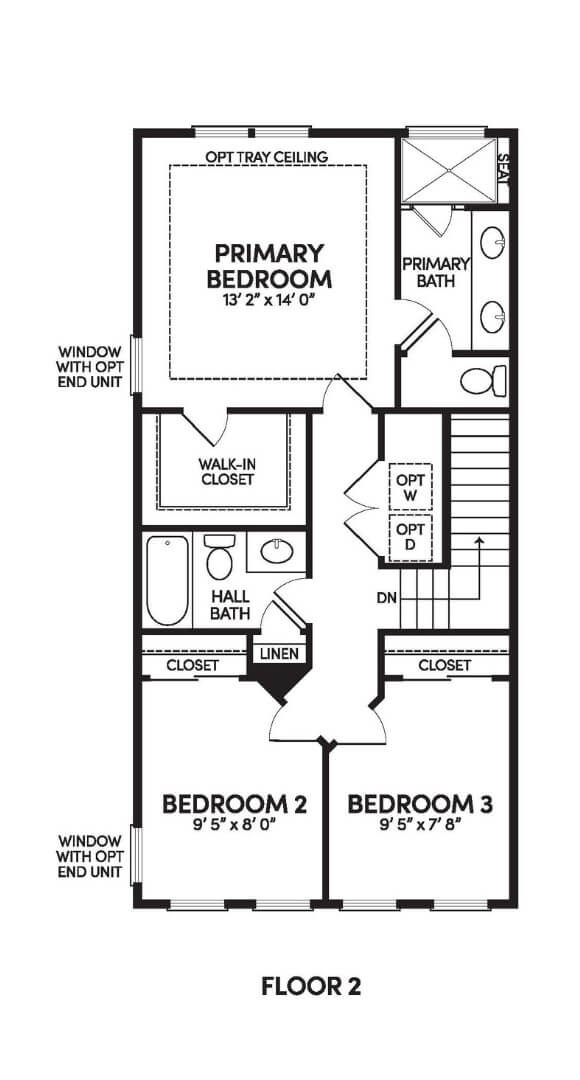 Sage 3 bedroom upstairs