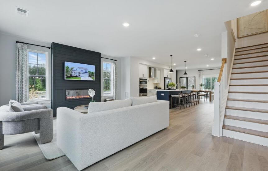 Stanley Martin Jenkins Townhouse Plan Family Room