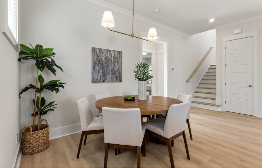 Homes By Dickerson Pine Mill Spec Lot 1556 Dining Space
