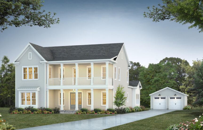Homes By Dickerson Drayton Spec Lot 1736 Exterior Rendering