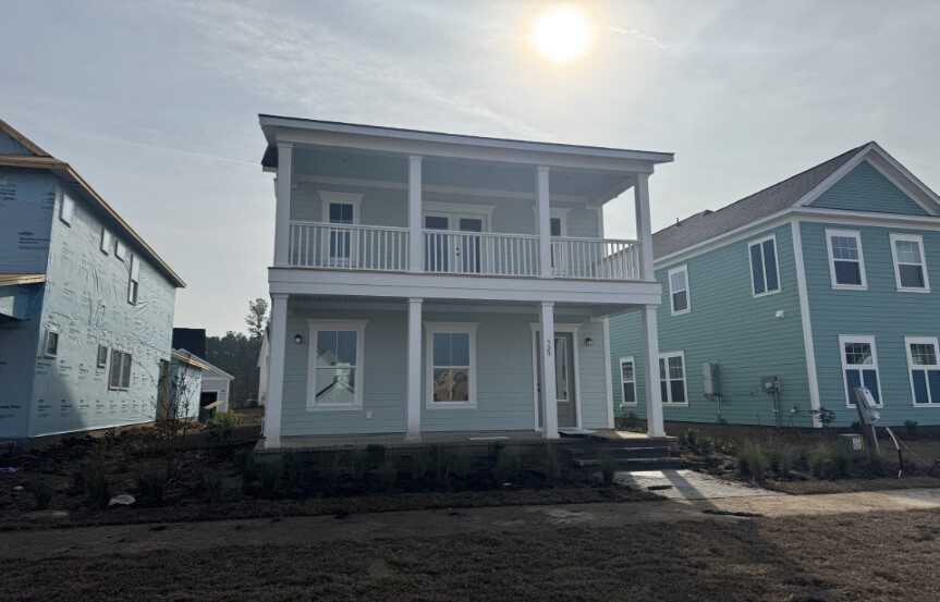 Ashton Woods Givhans Spec Lot 1672 Exterior Double Porches