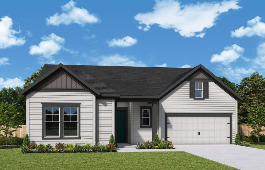 David Weekley Home Plan The Bloomsbury Elevation E