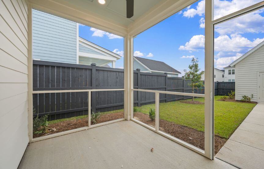 New Leaf Hyde Spec Home Lot 1619 Screened Porch Representation