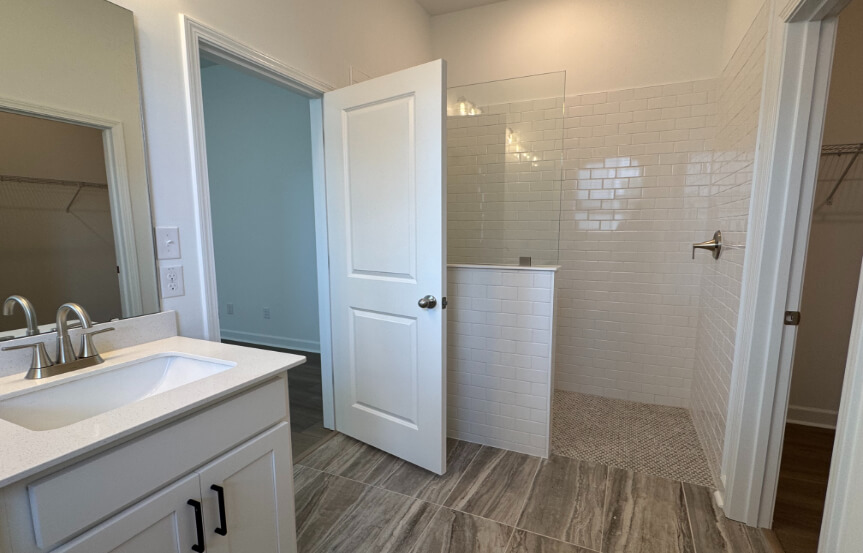 Ashton Woods Witherbee Spec Lot 1615 Zero Entry Shower