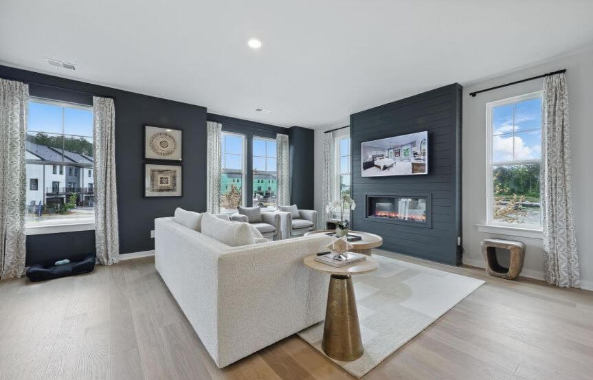 Stanley Martin Jenkins Townhouse Plan Family Room