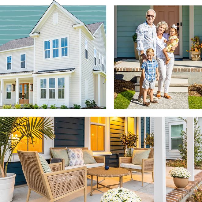 Nexton community lifestyle collage in Summerville, SC