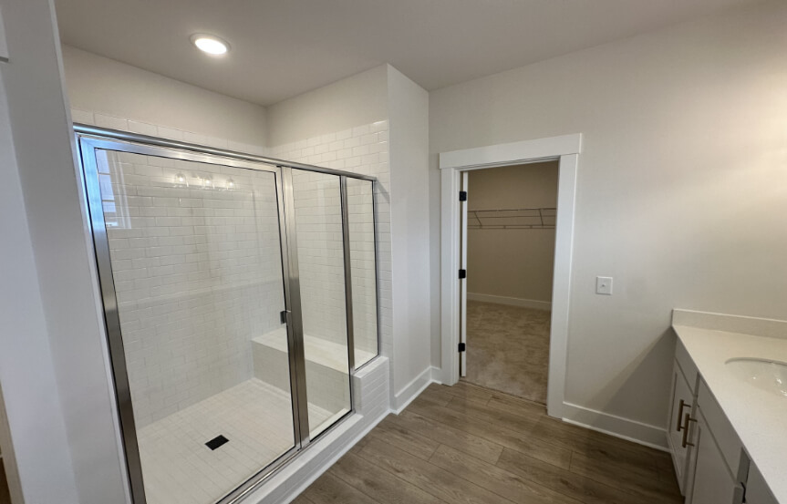 Ashton Woods Overton Spec Lot 1684 Primary Tile Shower