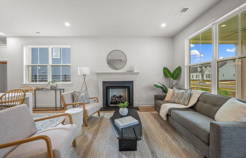 New Leaf Hyde Home Plan Living Room
