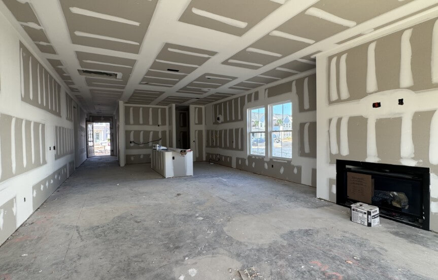 Ashton Woods Witherbee Spec Home Lot 1611 Living Room To Kitchen