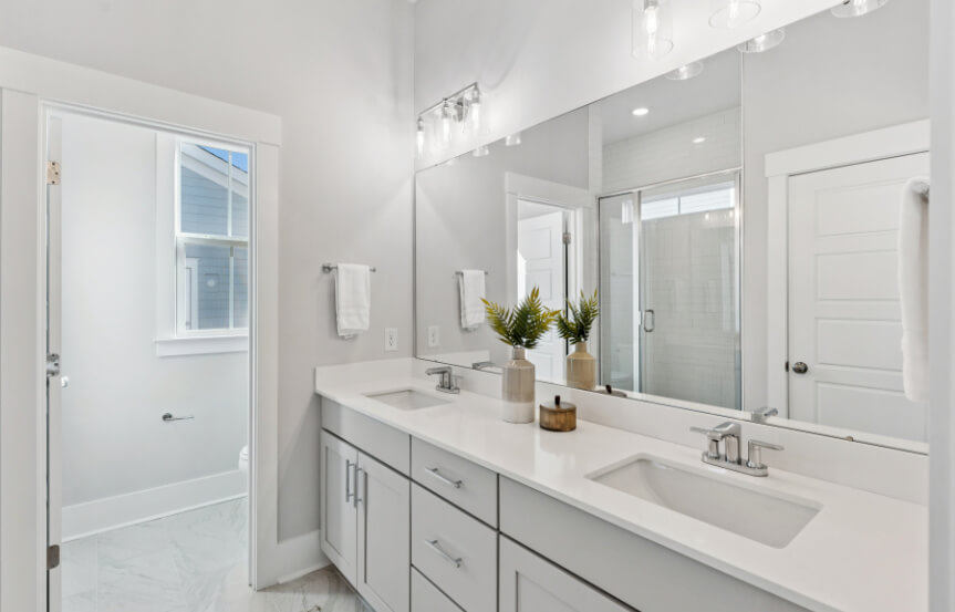 Homes By Dickerson Pine Mill Spec Lot 1532 Primary Bathroom