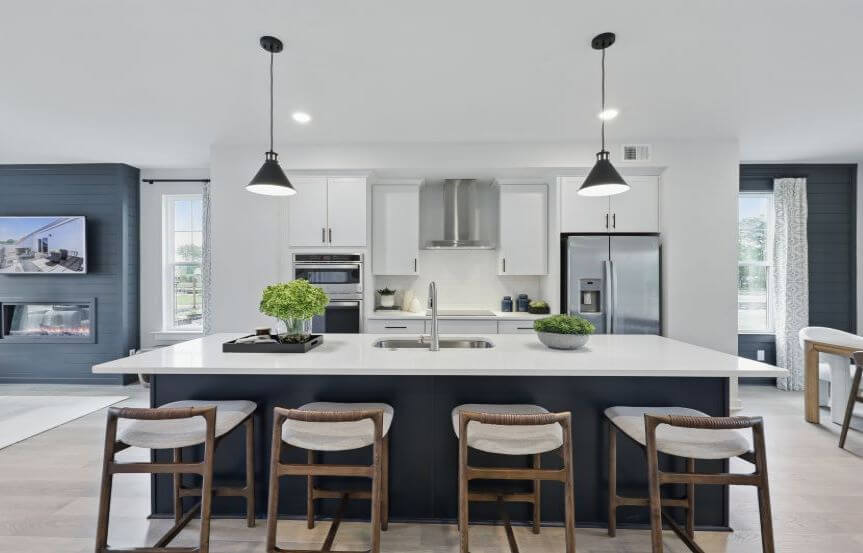 Stanley Martin Jenkins Townhouse Plan Kitchen Island