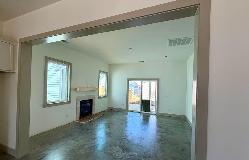 New Leaf Lincoln Spec House Lot 1491 Finished Concrete Flooring