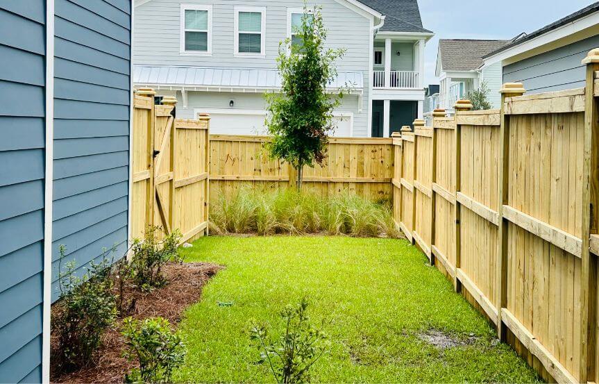 New Leaf Madison Spec Home Lot 1477 Backyard