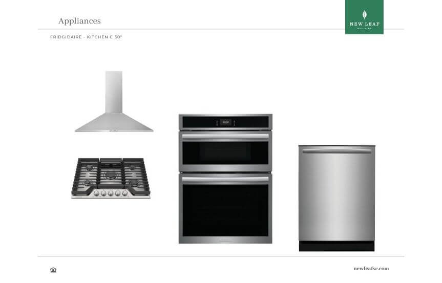 New Leaf Lincoln Spec Lot 1526 Appliance 